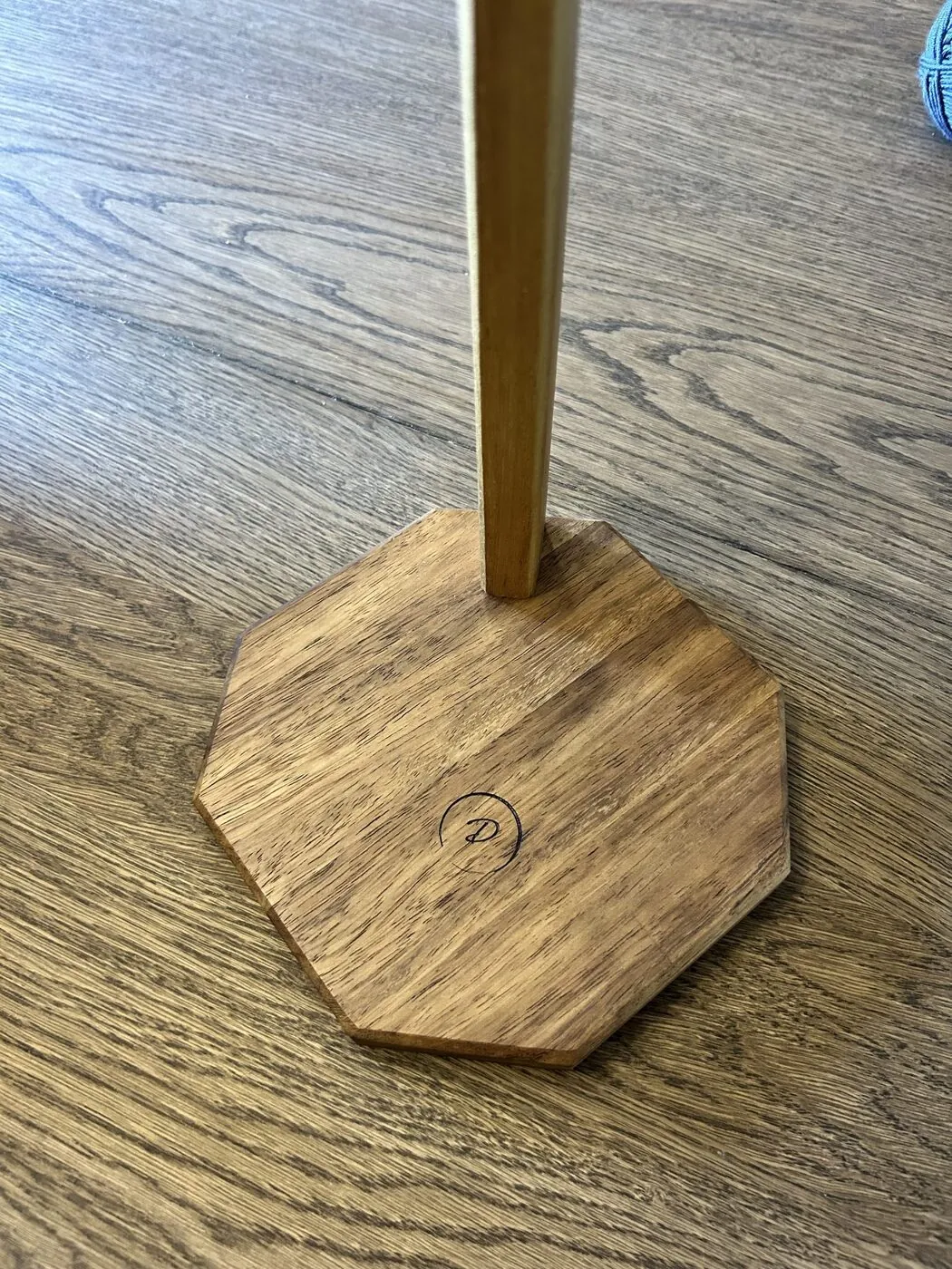 Teak Wool Holder for Knitting and Crocheting