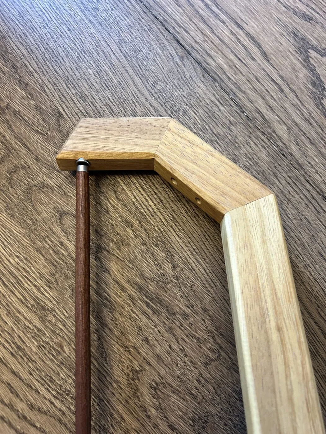 Teak Wool Holder for Knitting and Crocheting