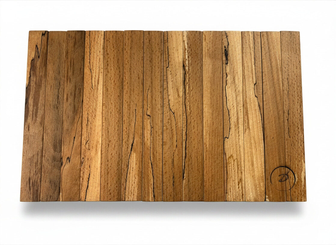 Spalted Beech Placemat / Roll up Sofa Tray