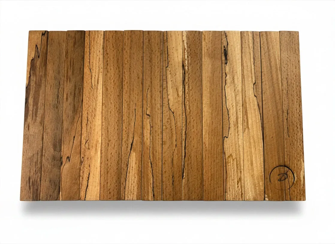 Spalted Beech Placemat / Roll up Sofa Tray