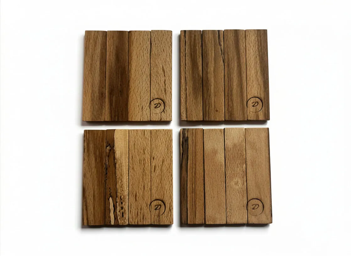 Set of 4 Spalted Beech Coasters