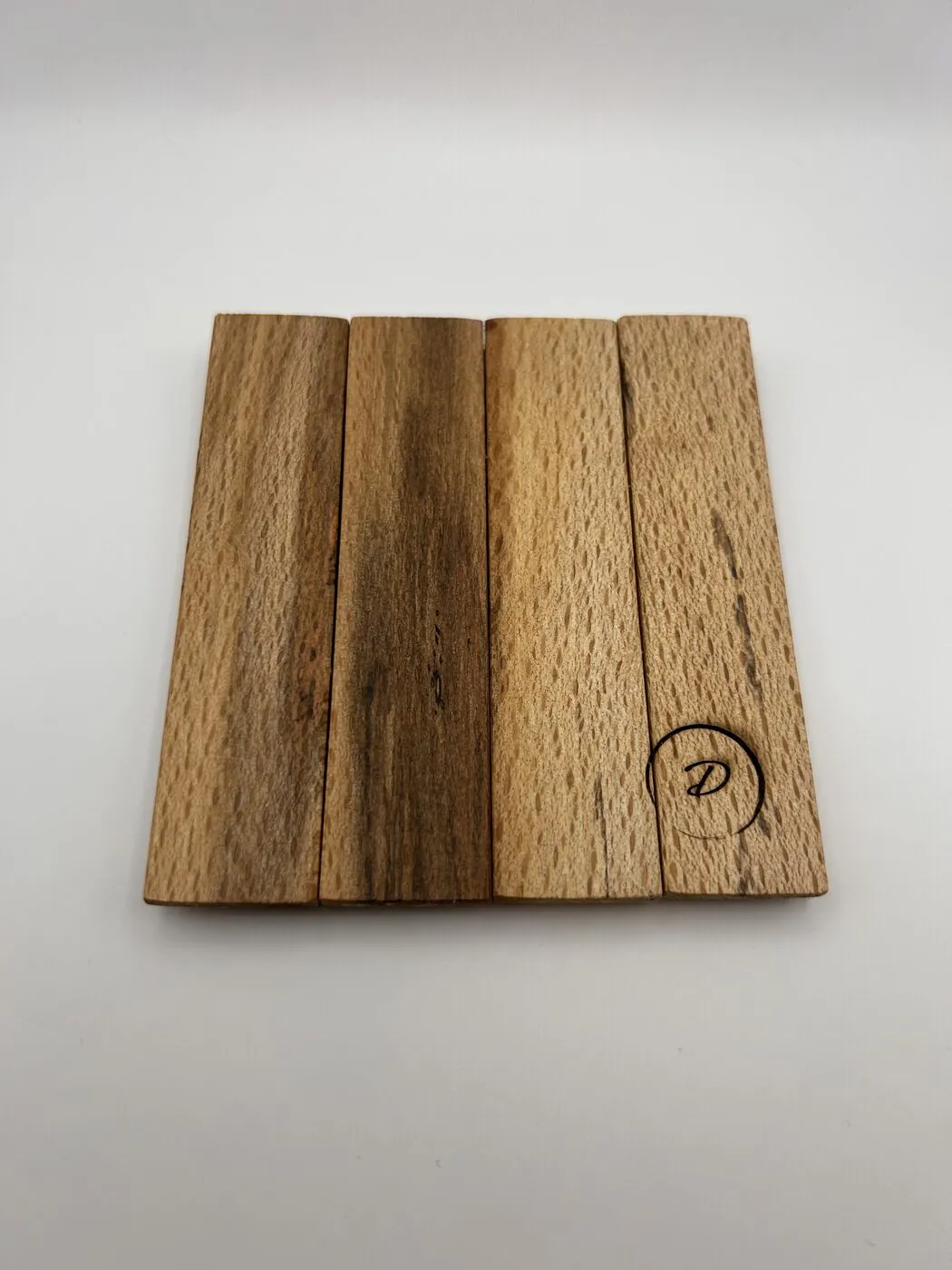 Set of 4 Spalted Beech Coasters
