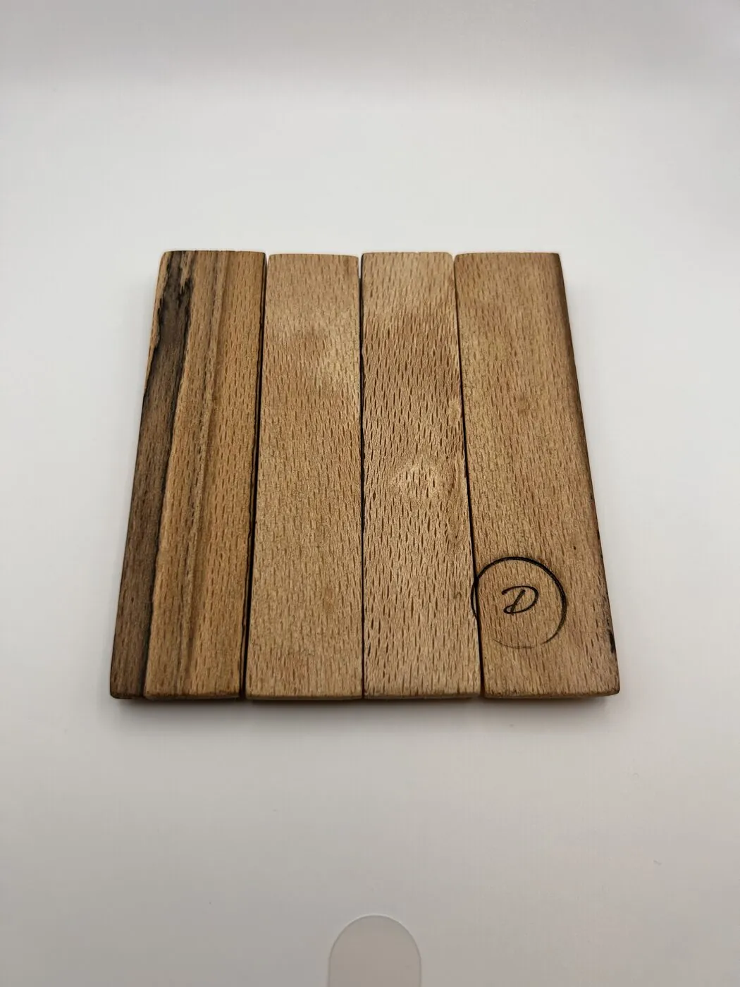 Set of 4 Spalted Beech Coasters