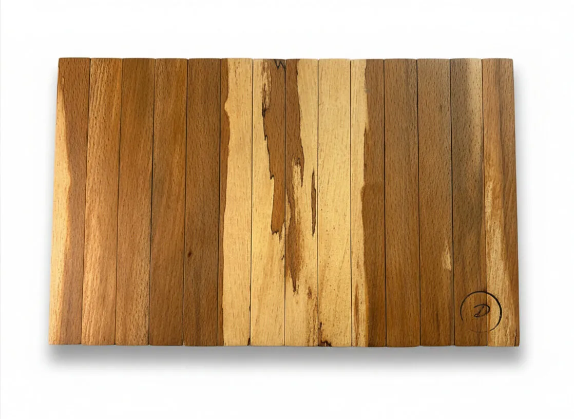 Spalted Beech Placemat / Roll up Sofa Tray
