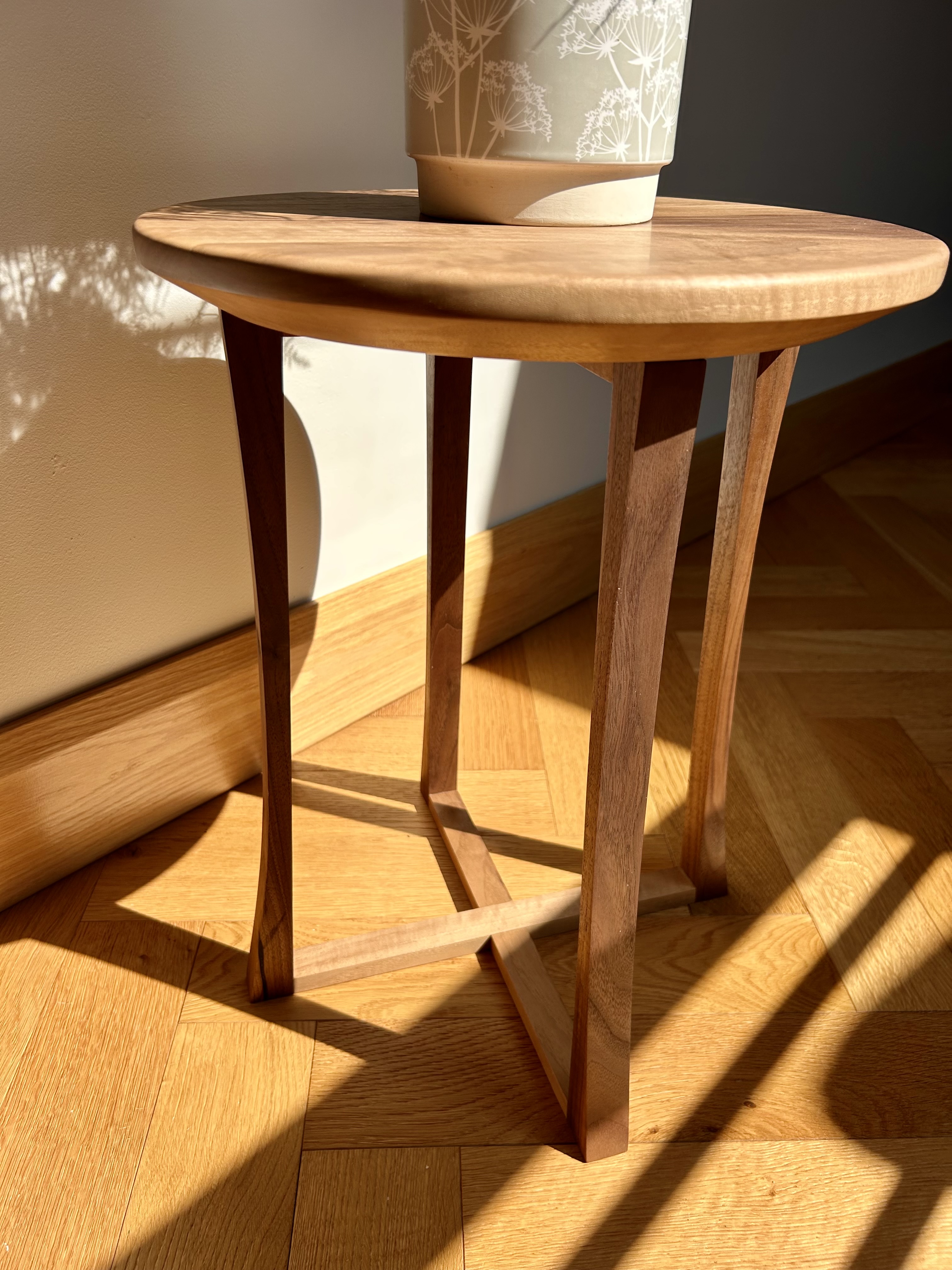 Walnut End Table