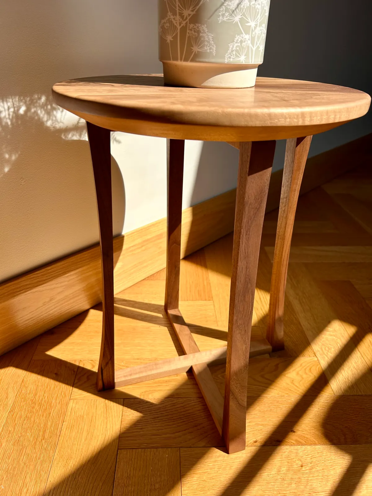 Walnut End Table