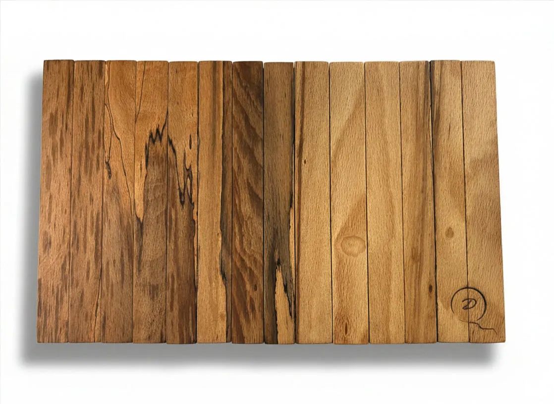 Spalted Beech Placemat / Roll up Sofa Tray